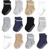 image:imageHudson Baby unisexbaby Cotton Rich Newborn and Terry SocksAthletic Stripe Neutral