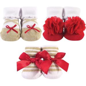 image:imageHudson Baby Baby Socks Gift SetRed Gold