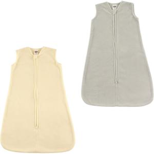 image:imageHudson Baby Safe Sleep Cozy Warm Wearable Sleeping BagGray Cream Fleece