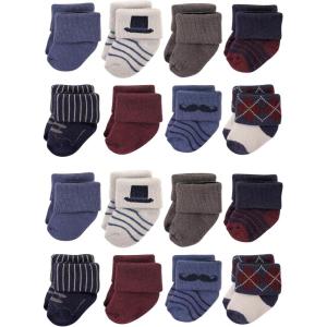 image:imageHudson Baby Unisex Baby Cotton Rich Baby Terry Socks 16PackGentleman