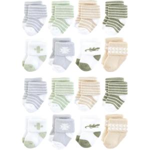 image:imageHudson Baby Unisex Baby Cotton Rich Baby Terry Socks 16PackLittle Lizard