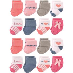 image:imageHudson Baby Unisex Baby Cotton Rich Baby Terry Socks 16PackLove