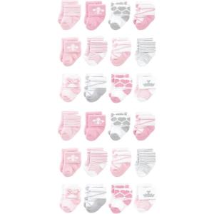 image:imageHudson Baby Unisex Baby Cotton Rich Baby Terry Socks 24PackRoyal