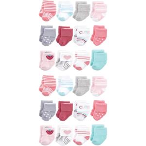 image:imageHudson Baby Unisex Baby Cotton Rich Baby Terry Socks 24PackStrawberry