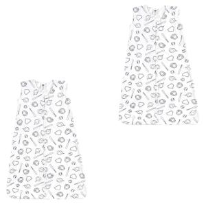 image:imageHudson Baby Unisex Baby Cotton Sleeveless Wearable Sleeping Bag Whale Aztec 06 Months USBaseball 2pack