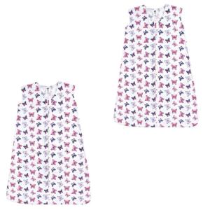 image:imageHudson Baby Unisex Baby Cotton Sleeveless Wearable Sleeping Bag Whale Aztec 06 Months USButterflies 2pack