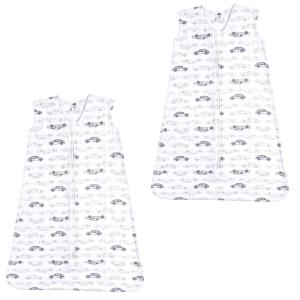 image:imageHudson Baby Unisex Baby Cotton Sleeveless Wearable Sleeping Bag Whale Aztec 06 Months USClassic Cars 2pack