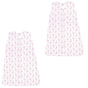 image:imageHudson Baby Unisex Baby Cotton Sleeveless Wearable Sleeping Bag Whale Aztec 06 Months USFlamingo 2pack