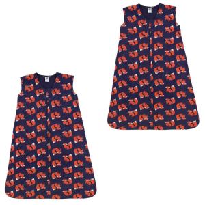 image:imageHudson Baby Unisex Baby Cotton Sleeveless Wearable Sleeping Bag Whale Aztec 06 Months USFox 2pack