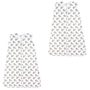 image:imageHudson Baby Unisex Baby Cotton Sleeveless Wearable Sleeping Bag Whale Aztec 06 Months USLions 2pack