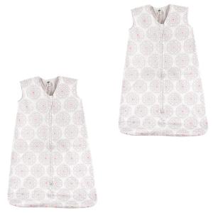 image:imageHudson Baby Unisex Baby Cotton Sleeveless Wearable Sleeping Bag Whale Aztec 06 Months USModern Flower 2pack