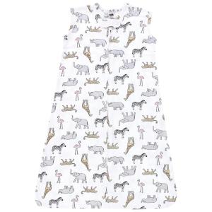 image:imageHudson Baby Unisex Baby Cotton Sleeveless Wearable Sleeping Bag Whale Aztec 06 Months USModern Gray Safari