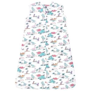 image:imageHudson Baby Unisex Baby Cotton Sleeveless Wearable Sleeping Bag Whale Aztec 06 Months USPink Dinosaur Adventures