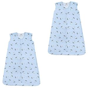 image:imageHudson Baby Unisex Baby Cotton Sleeveless Wearable Sleeping Bag Whale Aztec 06 Months USSailboats 2pack