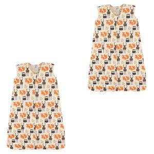 image:imageHudson Baby Unisex Baby Cotton Sleeveless Wearable Sleeping Bag Whale Aztec 06 Months USWoodland Creatures 2pack