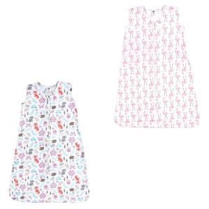 image:imageHudson Baby Unisex Baby Cotton Sleeveless Wearable Sleeping Bag Whale Aztec 06 Months USWoodland Fox Flamingo 2pack