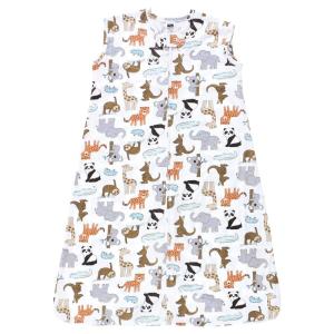 image:imageHudson Baby Unisex Baby Cotton Sleeveless Wearable Sleeping Bag Whale Aztec 06 Months USZoo Animals