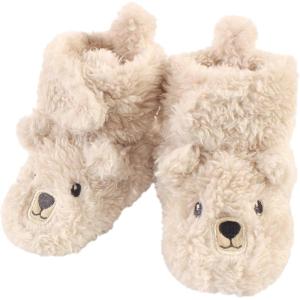 image:imageHudson Baby Unisex Baby Cozy Fleece and Faux Sherpa BootiesBear