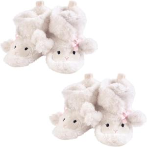 image:imageHudson Baby Unisex Baby Cozy Fleece and Sherpa Booties MultipackGirl Lamb 2piece