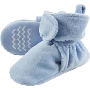 image:imageHudson Baby Unisex Baby Cozy Velour BootiesLight Blue
