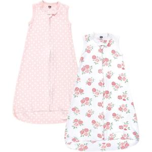 image:imageHudson Baby Unisex Baby Interlock Cotton Sleeveless Sleeping BagSoft Pink Roses