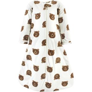 image:imageHudson Baby Unisex Baby Long Sleeve Plush Faux Fur Sleeping Bag Wearable BlanketBrown Bear