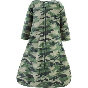 image:imageHudson Baby Unisex Baby Long Sleeve Plush Faux Fur Sleeping Bag Wearable BlanketCamo