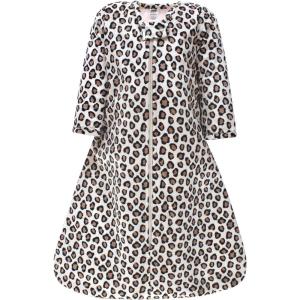 image:imageHudson Baby Unisex Baby Long Sleeve Plush Faux Fur Sleeping Bag Wearable BlanketLeopard Pink