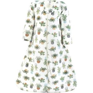 image:imageHudson Baby Unisex Baby Long Sleeve Plush Faux Fur Sleeping Bag Wearable BlanketPlants