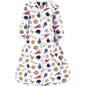 image:imageHudson Baby Unisex Baby Long Sleeve Plush Faux Fur Sleeping Bag Wearable BlanketSports Fan