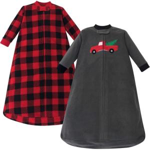 image:imageHudson Baby Unisex Baby LongSleeve Fleece Sleeping BagChristmas Tree