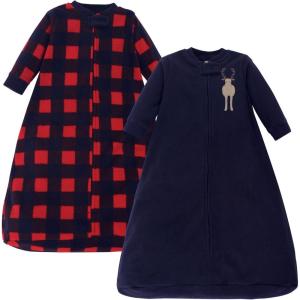 image:imageHudson Baby Unisex Baby LongSleeve Fleece Sleeping BagForest Moose