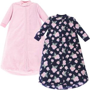 image:imageHudson Baby Unisex Baby LongSleeve Fleece Sleeping BagNavy Rose