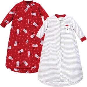 image:imageHudson Baby Unisex Baby LongSleeve Fleece Sleeping BagSanta Snowman