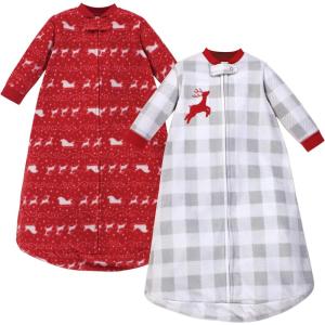 image:imageHudson Baby Unisex Baby LongSleeve Fleece Sleeping BagSantas Sleigh