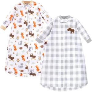 image:imageHudson Baby Unisex Baby LongSleeve Fleece Sleeping BagWoodland