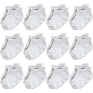 image:imageHudson Baby Unisex Baby NonSkid NoShow SocksGray