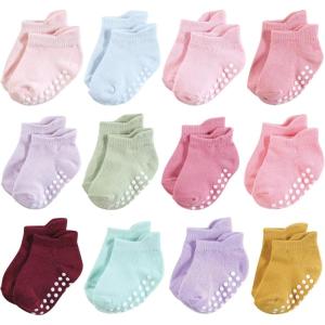 image:imageHudson Baby Unisex Baby NonSkid NoShow SocksMulti Girl