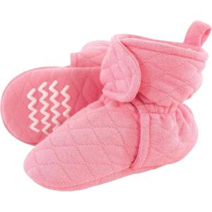 image:imageHudson Baby Unisex Baby Quilted BootiesBegonia
