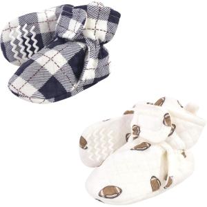 image:imageHudson Baby Unisex Baby Quilted BootiesFootball