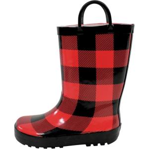 image:imageHudson Baby Unisex Baby Rain BootsBuffalo Plaid