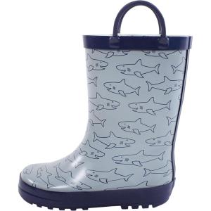 image:imageHudson Baby Unisex Baby Rain BootsGray Sharks