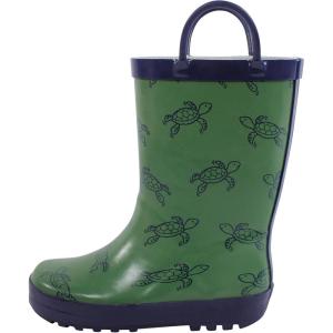 image:imageHudson Baby Unisex Baby Rain BootsGreen Turtles