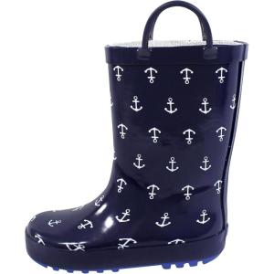 image:imageHudson Baby Unisex Baby Rain BootsNavy Anchors