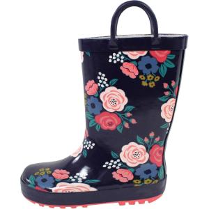 image:imageHudson Baby Unisex Baby Rain BootsNavy Bold Floral