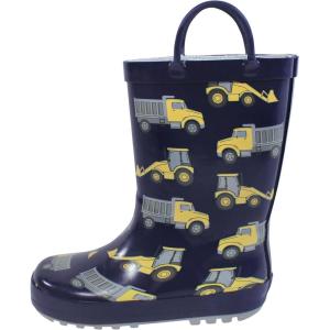 image:imageHudson Baby Unisex Baby Rain BootsNavy Construction