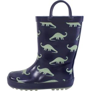 image:imageHudson Baby Unisex Baby Rain BootsNavy Sage Dino