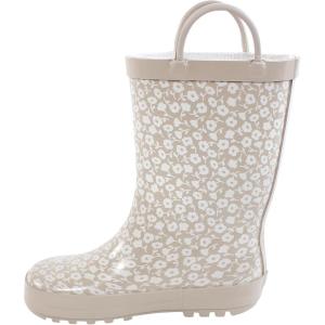 image:imageHudson Baby Unisex Baby Rain BootsTaupe Ditsy Floral