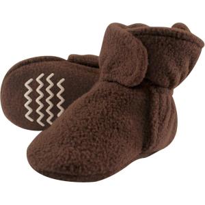 image:imageHudson Baby UnisexBaby Cozy Fleece BootiesSlipper SockBrown