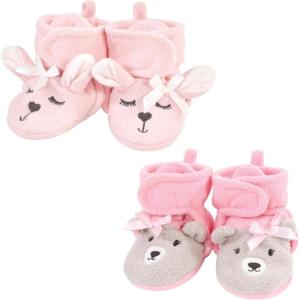 image:imageHudson Baby UnisexBaby Cozy Fleece BootiesSlipper SockBunny Bear